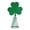 Green, variant on St. Patrick’s Day Shamrock Tree Topper Ornament - Festive Irish Holiday Decor for Christmas Tree & Home, Durable Green Clover Tree Top Accent, Perfect for March Celebrations, 8.07*4.72in, Green
