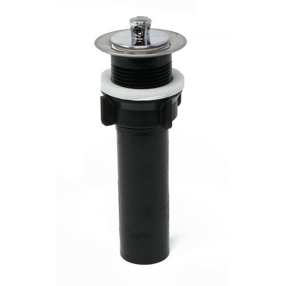 LaSalle Bristol 65SPR1303 - Plastic Black Drain Tailpiece with Strainer and Pop-Up Stopper