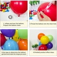 thumbnail image 4 of Lobida Rainbow Balloon Arch Kit, 18/12/5 inch, Latex, Colorful Party Decoration, 4 of 6