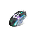 thumbnail image 1 of Souris de Jeu Sans Fil Rechargeable 2.4G Silencieuse Rétroéclairage LED pour Ordinateurs Portables/ordinateurs - Noir, 1 of 5