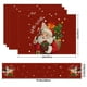 thumbnail image 3 of Manteles Individuales Navideños con Banderines de Mesa, Estampado de Lino, Decoración para Fiestas Navideñas | 5 Piezas | Poliéster Multicolor | 180 X 33 Cm | Diseño con Papá Noel y Copos de Nieve, 3 of 6
