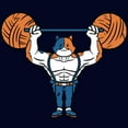 thumbnail image 2 of Men's Fortnite Yarn Lifter Meowscles Graphic Tee Navy Blue 3X Large, 2 of 5