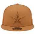 thumbnail image 2 of Men's New Era Brown Dallas Cowboys Tonal Color Pack 9FIFTY Snapback Hat, 2 of 5
