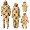 thumbnail image 6 of Odeerbi Christmas Onesie Pajamas for Family Holiday Sleep Jumpsuit Long Sleeve Family Christmas Pajamas Matching Sets Infant Printed Loungewear Jumpsuit Sleepwear Xmas PJs Set Yellow, 6 of 6
