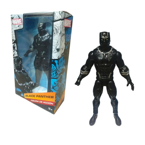 Figura de Accion The Baby Shop de 23 cm, articulada en brazos, piernas y cabeza. Marvel Negro -