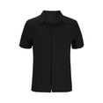 thumbnail image 3 of Vivianyo HD Short Sleeve Shirt for Men,Big Men Casual Fashion V-neck Sleeve Pullover Breathable Shirt Blouse Tops, 3 of 5