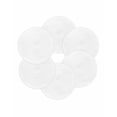 thumbnail image 7 of 13 Inch Round Placemats Set of 6, White Non Slip Heat Insulation PP Table Mats, Modern Minimalist Pure Soild Color Washable Place Mats for Kitchen Dining Party Table Decor, 7 of 7