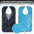 thumbnail image 4 of Classic Check Adult Bibs for Elderly Waterproof Washable Bib diy Tartan, 4 of 9