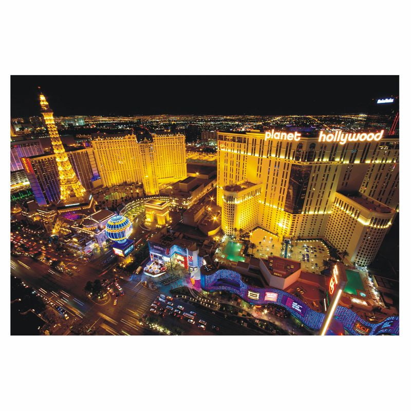 1,000 Pieces Jigsaw Puzzle Las Vegas, Nevada by Wuundentoy Walmart
