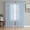 Ice Blue, variant on Indigo Blue Solid Color Sheer Curtains 63 Inches Long, Minimalist Vintage Linen Texture Light Filtering Window Curtains for Living Room, Rod Pocket Voile Sheer Curtain Drapes, 52"W x 63"L, 2 Panels