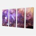 thumbnail image 2 of Purple White Natural Amethyst Geode - Large Abstract Canvas Artwork, 2 of 3