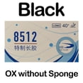 thumbnail image 1 of Original METEOR 8512 Pips-long Table Tennis Rubber Long Pips Changeful Play Style OX Ping Pong Sponge Black OX, 1 of 6