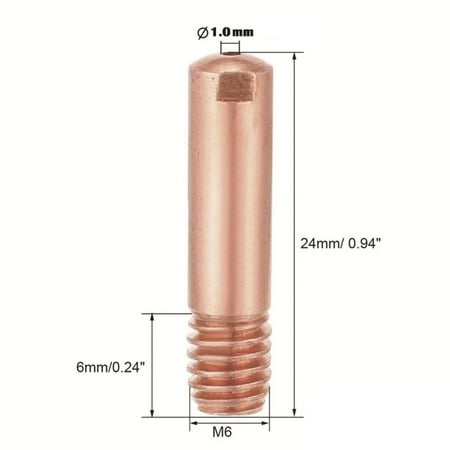 

Younar 10 PCS MB15AK Mig/Mag Welding Torch Gas Nozzle Conductive Tip Accessories