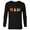 Black, variant on Disney and Pixar’s Cars Cozy Cone Dad Father’s Day Birthday - Long Sleeve T-Shirt for Men - Customized-White