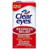 6 Pack - Clear Eyes Redness Relief Eye Drops, Soothes & Moisturizes - 0.5 fl oz (15ml)