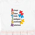 thumbnail image 4 of Inktastic Autism Acrostic Girls Toddler Dress, 4 of 5