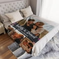 thumbnail image 3 of Personalized Photo Blankets for Girlfriend Boyfriend Gifts, Custom Wife Photo Blankets Flannel Blanket for Wife Husband Couples Gift, 3 of 6