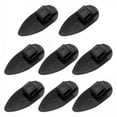 thumbnail image 1 of Miulika 2x8x Pinces de Fixation pour Tapis de Voiture Antidérapantes, Installation Facile, Pièce de Réparation Professionnelle Robuste, Noir, 2 Pcs, 1 of 8