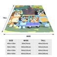 thumbnail image 4 of Lsque Bluey Pattern Fuzzy Fleece Throw Blanket Extra Large,Super Soft,Fluffy and Warm Blankets for Couch,Bed,All Season Use (60"x50"), 4 of 7