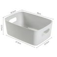 thumbnail image 2 of Desktop Storage Basket Cosmetic Storage Box Desktop Sundries Organizer Household Kitchen Storage Container Desktop Storage Basket PP Cosmetic Storages Box Desktops Sundries, 2 of 2