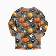 thumbnail image 5 of TOWED22 Toddler Halloween Pajamas Boys Girls Baby Pumpkin Ghost Graphic Pjs Sets Kids Snug fit 2pcs Long-Sleeve Sleepwear, 5 of 9