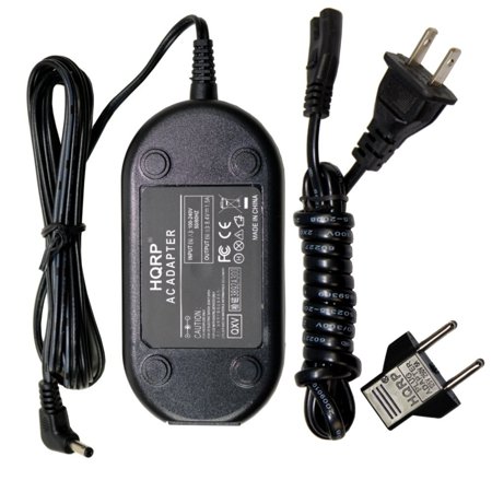 HQRP Replacement AC Adapter / Charger for Canon XA10, FS40, FS400, Optura 200MC / 300 / 600 / S1 Camcorder with USA Cord & Euro Plug
