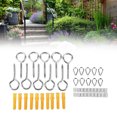 thumbnail image 4 of String Light Hanging Kit, PVC Coated Corrosion Resistance Stainless Steel Wire Rope Kit Anti Rust  Toughness  For Hanging Colored Lights, 4 of 8