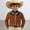 Coffee, variant on Boys Girls Western Cowboy Shirts Retro Short/Long Sleeve Button Down Shirt Floral Pockets Outfit Top, Retro Country Tops Outfit(Red,6-7 Years)