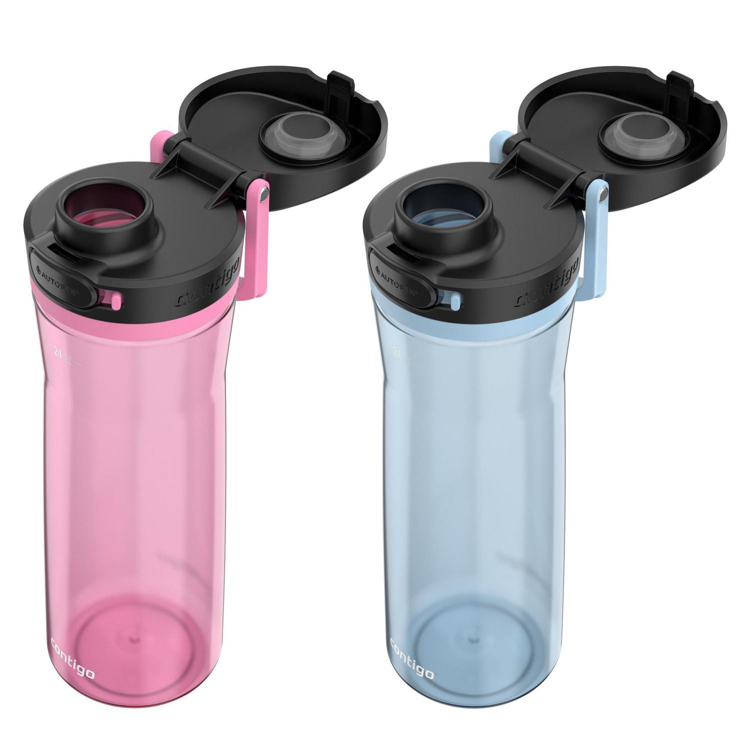 Bouteille d’eau Contigo Jackson 2.0 Tritan avec couvercle AUTOPOP, glacier et Azalée, 709 ml (24 oz)