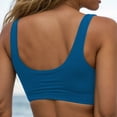 thumbnail image 6 of HCNTES Women's Bikini Tops Only Push Up Swimsuit Top Padded Triangle Bra Bathing Suit Tops Adjustable Straps Swimwear BU1,XL, 6 of 8