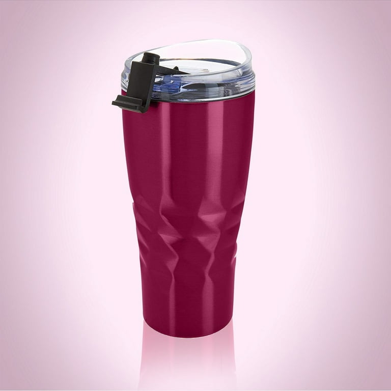 Primula Hot or Cold Thermal Travel Stainless Steel Tumbler 20 oz- Gift Box  - Cranberry 