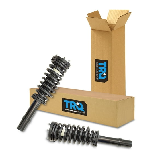 TRQ Front Strut & Coil Spring Assembly Set Driver & Passenger Sides Fits Select 05-11 Chrysler 300 07-10 Dodge Charger 05-08 Magnum