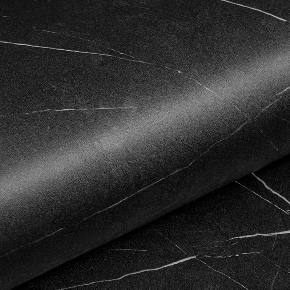 Black Marble Wallpaper Peel and Stick Countertops Waterproof Black Countertop Contact Paper Desk Vinyl Wrap Self Adhesive Renter Friendly Counter Top Covers for Kitchen Bathroom 15.8x78.8