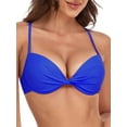 thumbnail image 2 of RELLECIGA Women's Push Up Bikini Top Twist Front Underwire Bathing Suit, 2 of 5