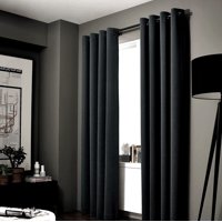 Curtains Black Walmart Com
