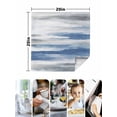thumbnail image 5 of Cloth Napkins 1 Piece - 20x20 Inches, Blue Gray White Washable Reusable Table Napkins, Modern Abstract Mottled Aesthetic Soft & Absortbent Dining Napkin for Party Wedding Hotel Restaurant, 5 of 8