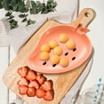 thumbnail image 2 of JeashCHAT Draining Fruit Plates, Double Layer Plastic Draining Plates for Kitchen, Strawberry Shaped Plastic Plates with Water Tray for Washing Fruits, 2 of 4