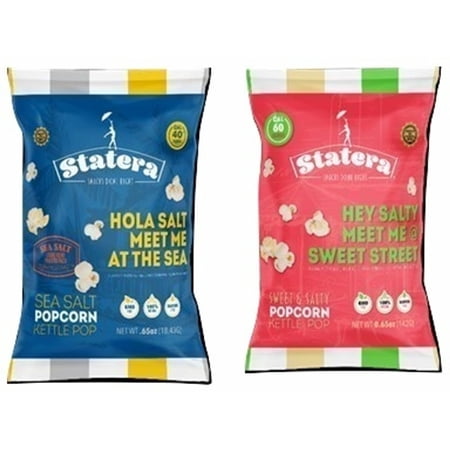 Statera Sweet and Salty Popcorn 10 Pack Mix, Box