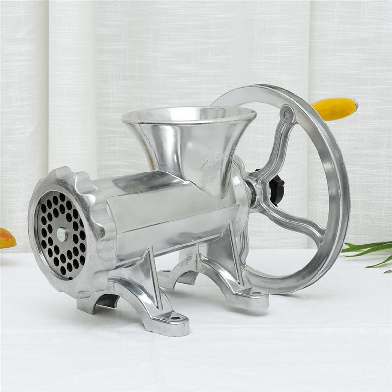 Meat Mincer, Aluminium Alloy Manual Meat Grinder Food Grinding Mincing