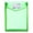 Green, variant on CoreLiving A5 Expanding Poly Envelopes, Waterproof Transparent Plastic Document File Folders with Snap Closure and Label Pockets, Assorted Colors, 1 Pack