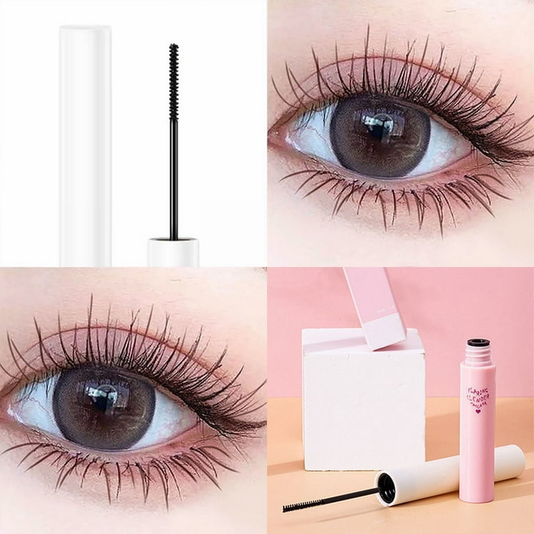 keusn pink eye black is thick long and curly it is not easy to get dizzy  when holding makeup it is thin for beginners sensational waterproof mascara  2ml 