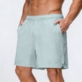 thumbnail image 5 of Ceisia Men's Up to 8XL Plus Size Quick Dry Athletic Casual Shorts Relaxed Straight Fit with Side Slits & Laser Ventilation Gifts, 5 of 6