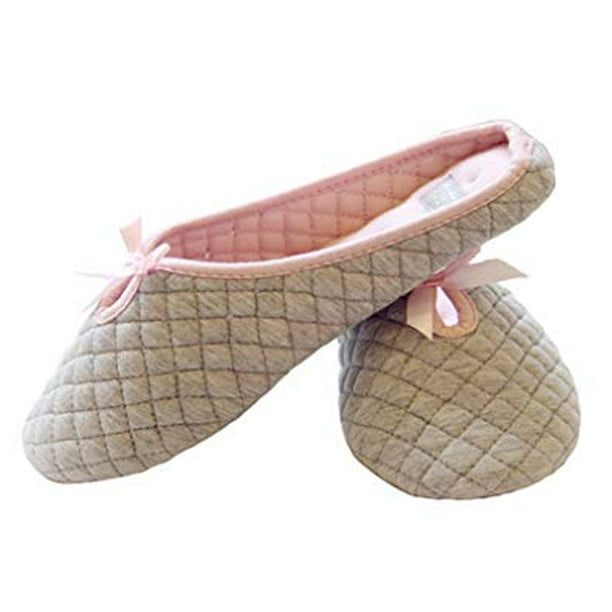 gray ballet slippers