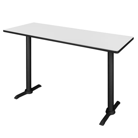 UPC: 0192357149065 | Cain 66  x 24  Cafe Training Table- White