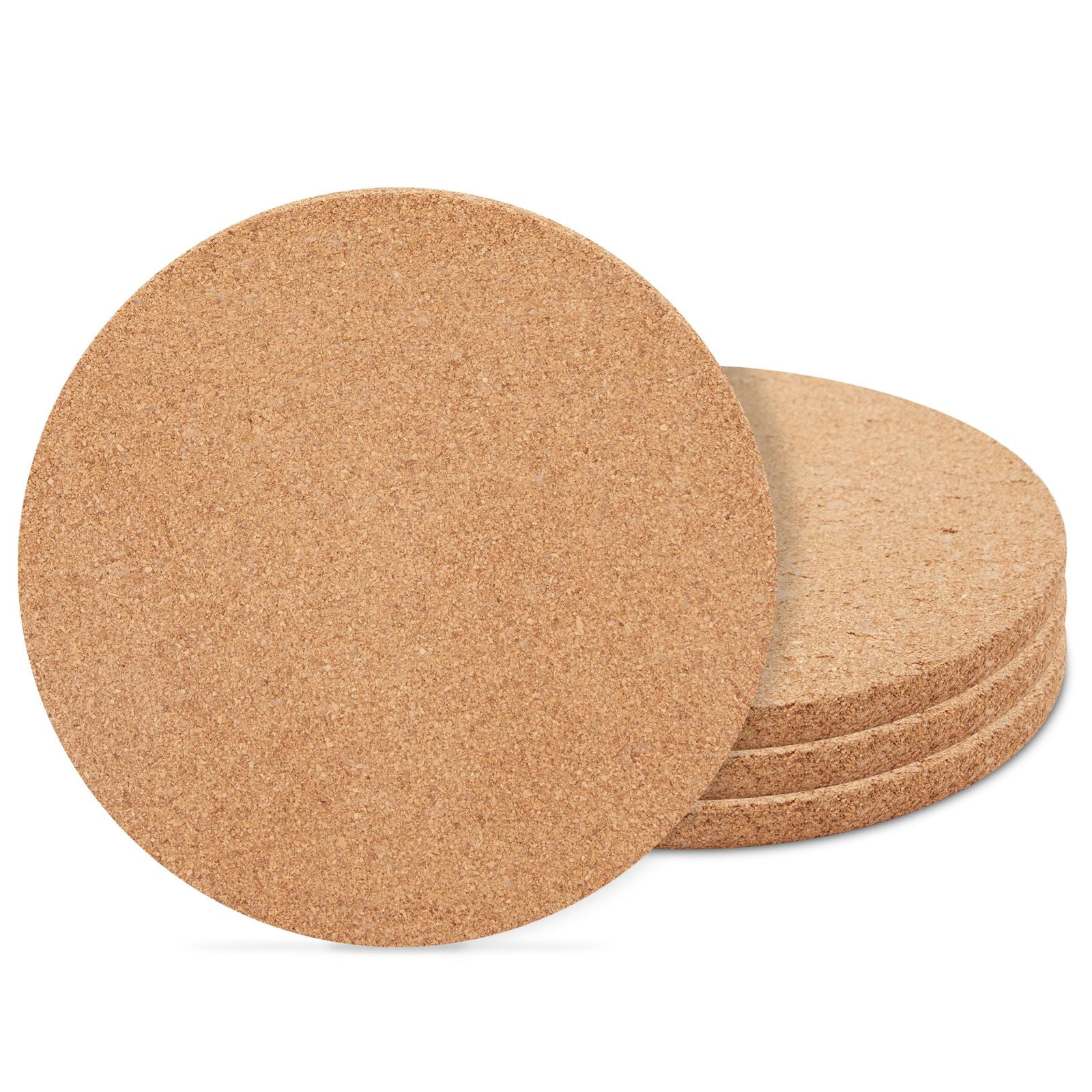 Protect Countertops From Hot Cookware NEW 3pcs Natural Cork Trivets 7" 19 cm 
