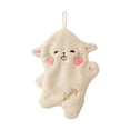 thumbnail image 5 of Cartoon Animal Hand Towel with Lanyard Absorbent Towels Kitchen Bathroom Rag, 5 of 7