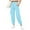 *Sky Blue, variant on ClodeEU Womens Elastic Waist Joggers With Drawstring ,Cargo Sweatpants With Pockets Sky Blue,Womens Plus XL