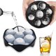 thumbnail image 5 of Bandeja para hacer bolas de cubitos de hielo con 7 cavidades para whisky de cóctel (negro) Ndcxsfigh Nuevos Originales, 5 of 9