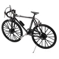 thumbnail image 1 of Adorno De Modelo De Bicicleta, Adorno De Modelo De Bicicleta De Bricolaje De Alta Simulación Negro Para Decoración De Escritorio Para El Hogar Para El Automóvil, 1 of 7