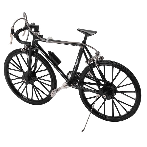 Adorno De Modelo De Bicicleta, Adorno De Modelo De Bicicleta De Bricolaje De Alta Simulación Negro Para Decoración De Escritorio Para El Hogar Para El Automóvil